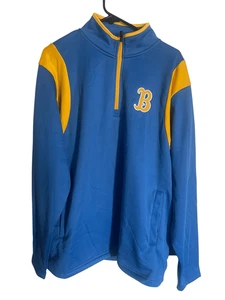 New Colosseum Mens Blue UCLA Bruins 1/4 Zip Fleece Pullover Jacket Size Large - Picture 1 of 7