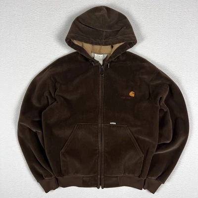 Vintage 761 USA Carhartt Rugged Outdoor Wear Hooded TALON Zip Jacket Medium 90s - Image 1 of 4