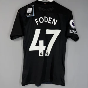 NWT MANCHESTER CITY 2020/2021 AWAY SHIRT JERSEY S PUMA #47 FODEN AUTHENTIC - Picture 1 of 7