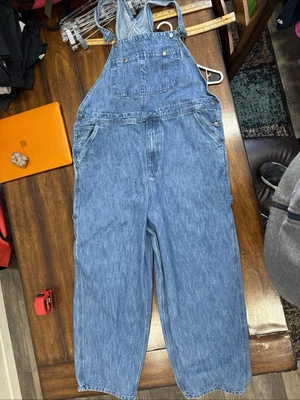 Mono vaquero Craftsman talla 40X30 lavado medio trabajo agrícola babero carpintero Foto 1 de 4