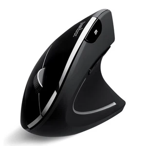 PERIMICE-813B Bluetooth Vertical Mouse - Wireless 3-in-1 Multi-Device Technol... - Picture 1 of 5