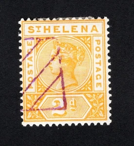 St Helena 1896 stamp SG# 49 used CV=16.8$ - Picture 1 of 2