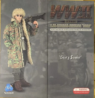 1/6 DID WWII Georg Sander 6th Gebirgsjager Division Nord Nuevo en caja original Foto 1 de 4