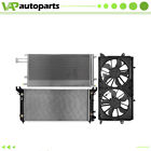 Cooling Fan and Radiator Condenser Assembly For 2014-16 Chevrolet Silverado 1500