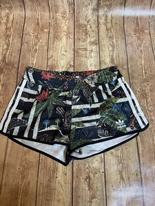 Adidas Dschungeldruck Laufshorts schwarz Größe Small - Bild 1 von 6