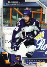 2003-04 Lewiston Maineiacs #2 Gabriel Balasescu