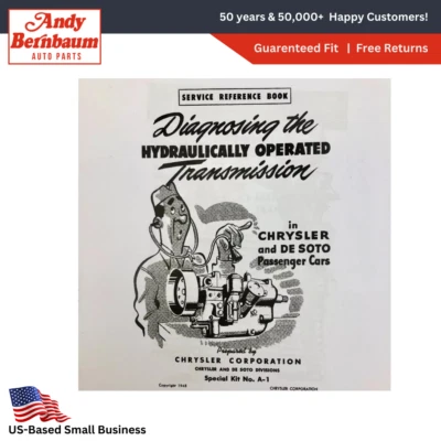 For 1946-1954 Dodge Chrysler Desoto Manual Shop Fluid Drive & Semi Auto Trans. - Image 1 of 4