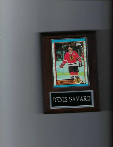 DENIS SAVARD PLAQUE CHICAGO BLACKHAWKS HOCKEY NHL   C Cover