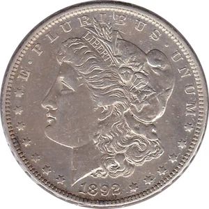 1892-O 1 $ Morgan in vz+ - Bild 1 von 2