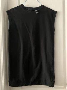 Victoria Sport black double keyhole back sweatshirt dress extra small MSRP $110 - Picture 1 of 7