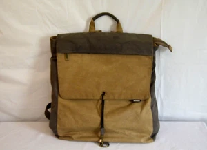 Dri-Duck Khaki Heavy Duty Adventurers Bag - Back Pack Canvas Hiker - Picture 1 of 2