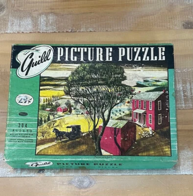 Rompecabezas con imagen de gremio vintage 304 piezas n.º 109 Pennsylvania holandés Foto 1 de 4