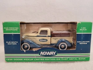 Dodge Pickup Camion Giocattolo Agway 1936 Edizione Limitata Panca Metallo pressofuso Scala 1:25 - Foto 1 di 18