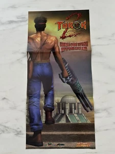 22 x 11 Nintendo Power Poster - N64 NES Turok Dinosaur Hunter 2 - Bild 1 von 1