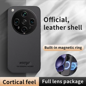 Funda Magnética Goma Suave Cuero Retro Empresarial Para OPPO Find X8 Ultra - Imagen 1 de 20