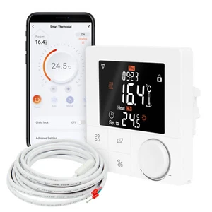 Wifi Thermostat Room Control Unit for Electric Heaters Underfloor Heating - Picture 1 of 8