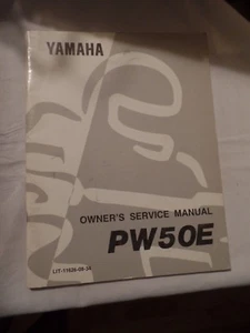 NOS YAMAHA SERVICE MANUAL PW50E PW50 E PW 50 LIT-11626-08-34 - Picture 1 of 3