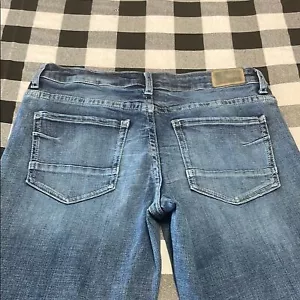 Buckle BKE Payton Universal Fit Mid Rise Capri Jeans 29 Stretch Dark Distressed - Bild 1 von 12