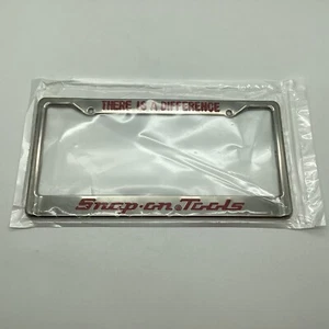 Snap On Tools There Is A Difference License Plate Frame New In Package - Picture 1 of 5