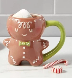 Neu Target Threshold 10 Unzen Lebkuchenmann Junge Weihnachten Urlaub Kaffeebecher - Bild 1 von 3
