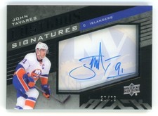 2014-15 Upper Deck Black John Tavares Lustrous Signatures Auto 28/99