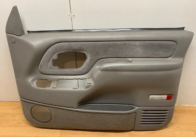 1995-1999 Chevy GMC C/K 1500 2500 3500 Truck Passenger Power Interior Door Panel - Image 1 of 4