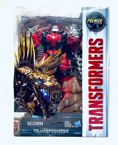 2016 TRANSFORMERS THE LAST KNIGHT PREMIER EDITION VOYAGER CLASS SCORN NEW Cover