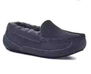 NUEVAS Zapatillas Ugg Ascot Eve Azul Niños Grandes Gamuza Piel Talla US6/UK5/EU38 - Imagen 1 de 7