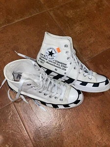 Converse x Off Blanco Virgil Abloh Chuck Taylor All Star 70 Talla 39,5 25 cm - Imagen 1 de 10