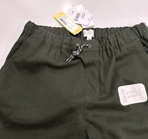 NEW Odin & Ivy Boys 16 Classic Flex Stretch Twill Jogger Pant Green Uniform NWT - Picture 1 of 7