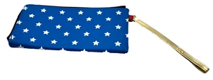 "Organizador de Pulsera DC Comics WOMAN MARAVILLA Azul con Estrellas Blancas 9x5" - Imagen 1 de 7