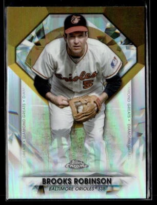 Brooks Robinson - 2022 Topps Chrome Update Diamond Greats Die Cuts #DGC-28 HOF - Image 1 of 2