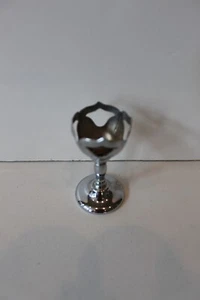 FARBER BROS Krome Kraft Cambridge Cordial Glass Chrome Base Only OHNE GLASEINSATZ - Bild 1 von 5