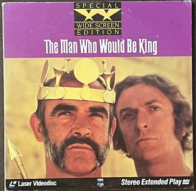 Gebraucht The Man Who Would Be King - 1975 Laserdisc 2-LD/3 Seite Breitbild 2:3 - Bild 1 von 3