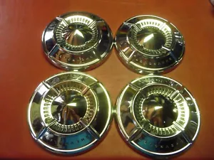 VINTAGE NOS 1961-62 CHEVY IMPALA 409 BELAIR DOG DISH POVERTY HUBCAPS WHEEL COVER - Picture 1 of 6