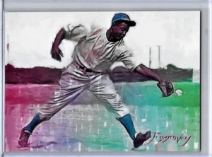 Jackie Robinson Limited Edition Artist Signed Print Card 22 of 50 - Picture 1 of 2