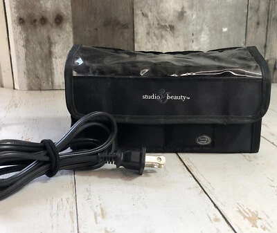 Studio 35 Beauty Travel Hairsetter 10 Dual Voltage Hot Rollers Curlers and Clips Foto 1 de 4