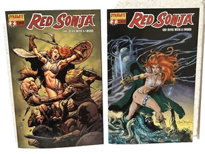 DYNAMITE COMICS: RED SONJA VOL. 1: #2 JONES, BRUNNER COVERS, NM 2005 - Picture 1 of 11