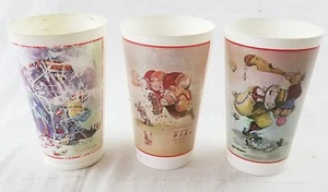 Lote de 3 tazas de plástico de hielo Gary Patterson de colección regalo usadas tazas raras - Imagen 1 de 4