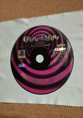 Bubble Bobble Ps1 Pal Uk Only Game Disc Taito Original Game PlayStation Sony Ps2 - Immagine 1 di 4