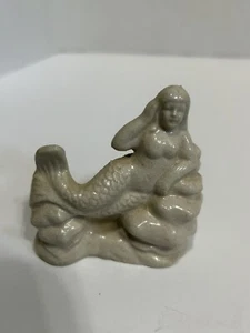 Antique Bathing Beauty Mermaid Woman Figurine Porcelain Bisque - Picture 1 of 5