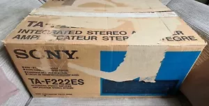 Amplificador estéreo SONY TA F222ES en caja unidad de amplificador solamente - Imagen 1 de 9