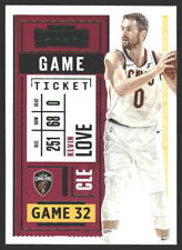 Kevin Love #1 2020-21 Panini Contenders Game Ticket Green Cleveland Cavaliers