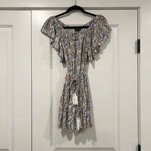 Rachel Zoe Damen Sommerkleid Blumen Feminin Mehrfarbig Größe XS - Bild 1 von 9