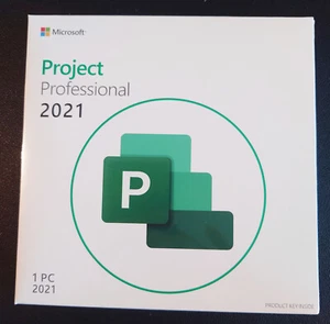MS Project 2021 Professional PKC DVD DE/ES versión completa nuevo sellado nuevo/embalaje original - Imagen 1 de 1