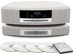 Lecteur haut-parleur domestique Bose Wave Music System 3 beige avec télécommande - Photo 1/1