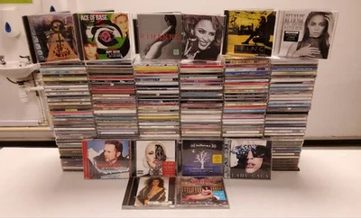 223 x 90s & 00s CD JobLot- Prince One Republic Gaga Sting Beyonce Katy Perry 10 Foto 1 de 4