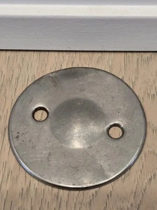 OEM Stainless Harley Tin Primary Inspection Cover Knucklehead Panhead Patina - Picture 1 of 3