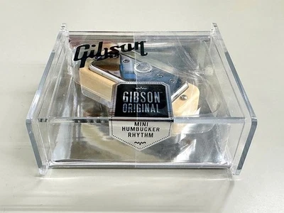 Gibson Mini Humbucker Bridge Pickup Chrome Níquel Creme IMMHT-CH do Japão Muito bom estado - Imagem 1 de 4