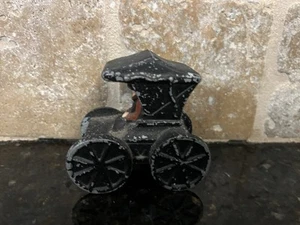 VINTAGE CAST IRON BUGGY / CAR 3" Long 2.75" Tall - Picture 1 of 8